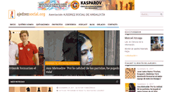 Desktop Screenshot of ajedrezsocial.org