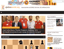 Tablet Screenshot of ajedrezsocial.org